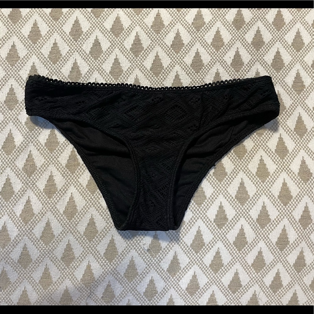 Roxy black Lace Swim Bottoms